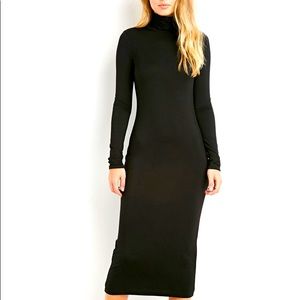Midi turtleneck dress